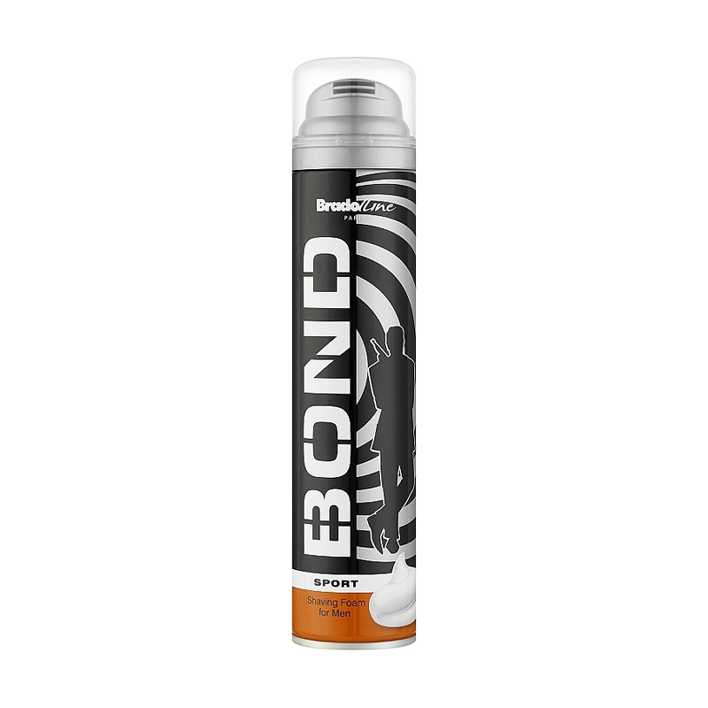 Чоловіча піна для гоління Bradoline Bond Sport Shaving Foam For Men, 300 мл